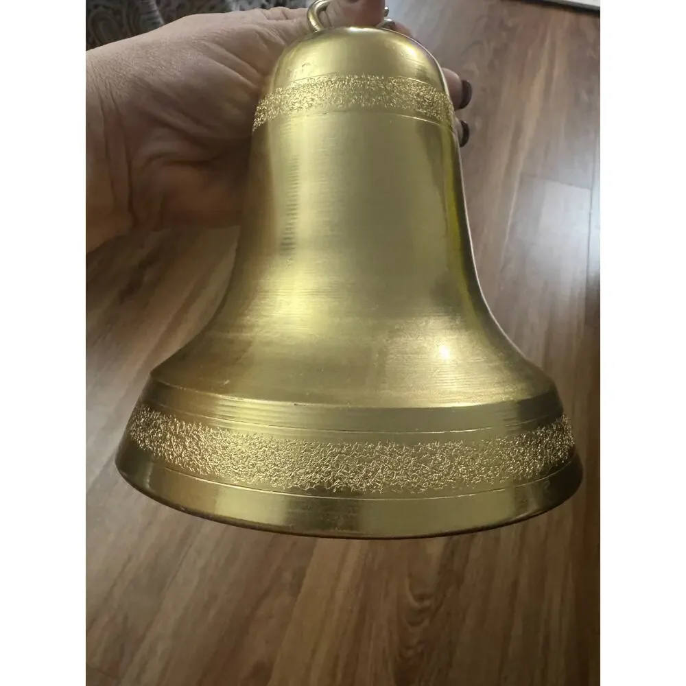 Vintage Musical Christmas Cathedral Bell 60's Japan Pull String 6